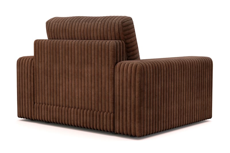 Arken Lyx Djup Fåtölj i Manchester - Mörkbrun - Möbler - Vardagsrum - Fåtöljer