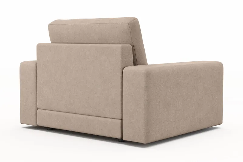 Arken Lyx Djup Fåtölj i Tyg - Beige - Möbler - Vardagsrum - Fåtöljer