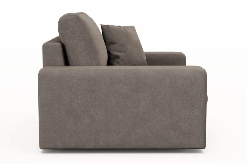 Arken Lyx Djup Fåtölj i Tyg - Brun - Möbler - Vardagsrum - Fåtöljer