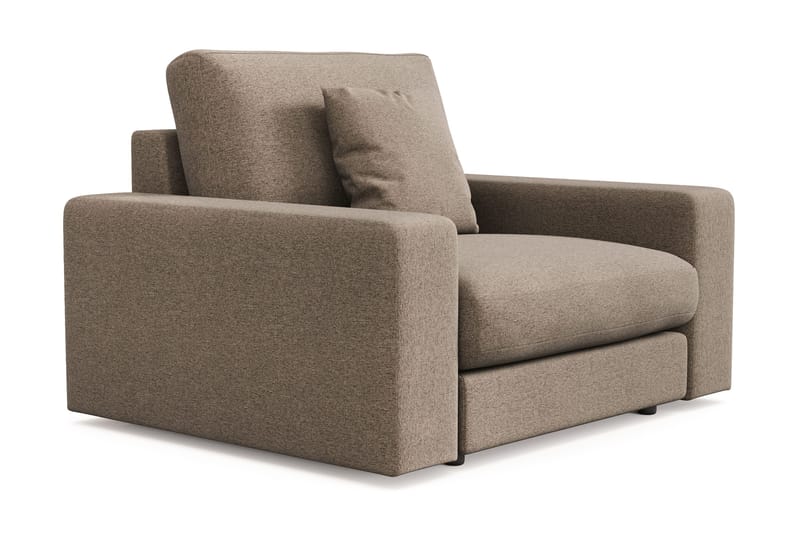 Arken Lyx Djup Fåtölj i Tyg - Brun - Möbler - Vardagsrum - Fåtöljer