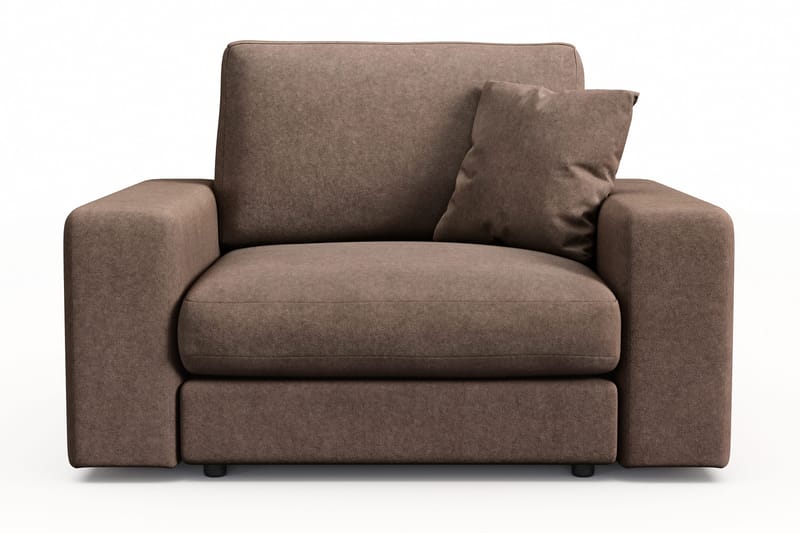 Arken Lyx Djup Fåtölj i Tyg, Brun