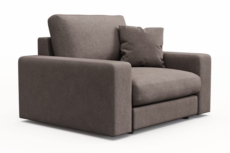 Arken Lyx Djup Fåtölj i Tyg - Brun - Möbler - Vardagsrum - Fåtöljer