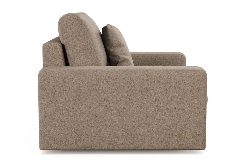 Arken Lyx Djup Fåtölj i Tyg - Brun - Möbler - Vardagsrum - Fåtöljer