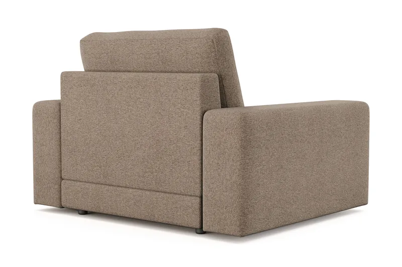 Arken Lyx Djup Fåtölj i Tyg - Brun - Möbler - Vardagsrum - Fåtöljer