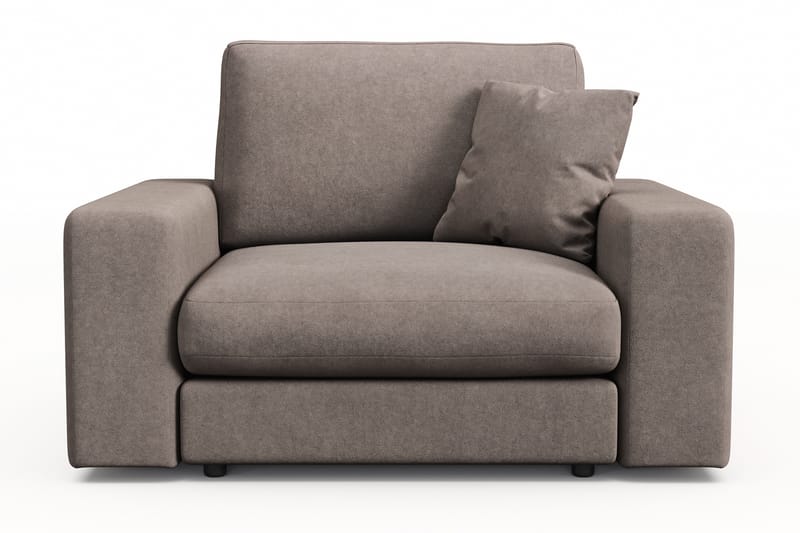 Arken Lyx Djup Fåtölj i Tyg - Brun - Möbler - Vardagsrum - Fåtöljer