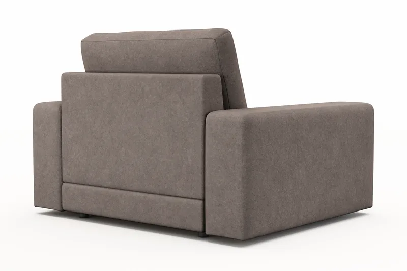 Arken Lyx Djup Fåtölj i Tyg - Brun - Möbler - Vardagsrum - Fåtöljer