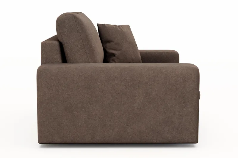 Arken Lyx Djup Fåtölj i Tyg - Brun - Möbler - Vardagsrum - Fåtöljer