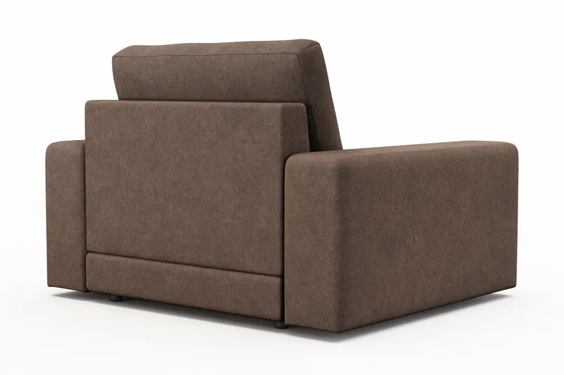 Arken Lyx Djup Fåtölj i Tyg - Brun - Möbler - Vardagsrum - Fåtöljer