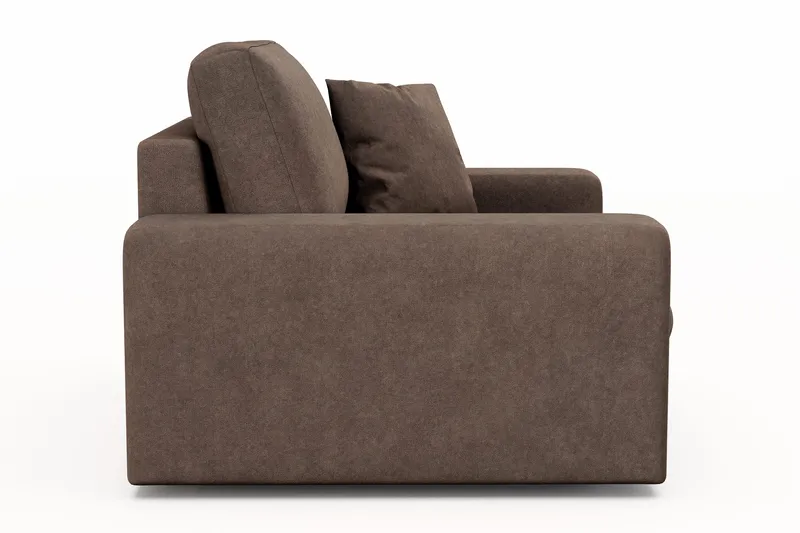 Arken Lyx Djup Fåtölj i Tyg - Brun - Möbler - Vardagsrum - Fåtöljer