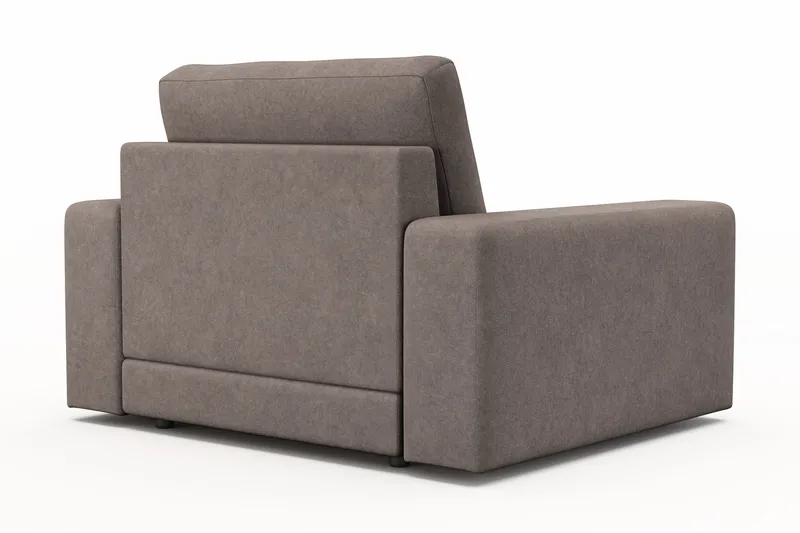 Arken Lyx Djup Fåtölj i Tyg - Brun - Möbler - Vardagsrum - Fåtöljer