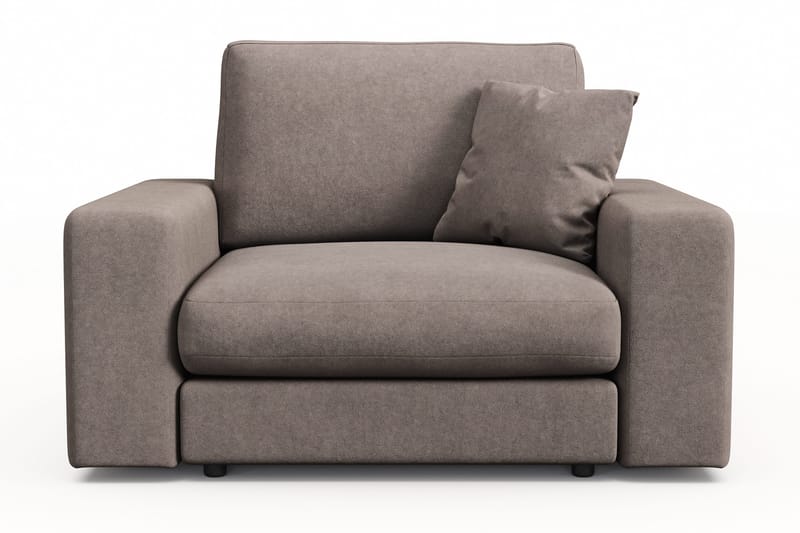 Arken Lyx Djup Fåtölj i Tyg - Brun - Möbler - Vardagsrum - Fåtöljer