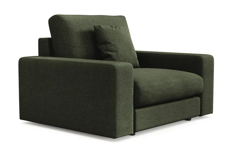 Arken Lyx Djup Fåtölj i Tyg - Grön - Möbler - Vardagsrum - Fåtöljer