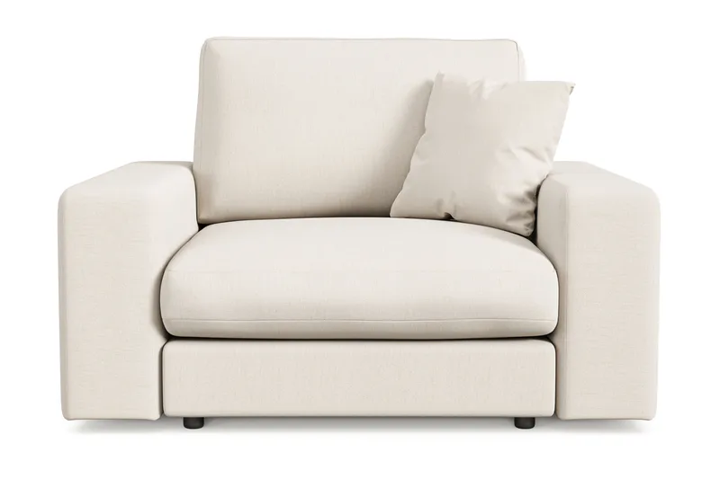 Arken Lyx Djup Fåtölj i Tyg - Ljusbeige - Möbler - Vardagsrum - Fåtöljer