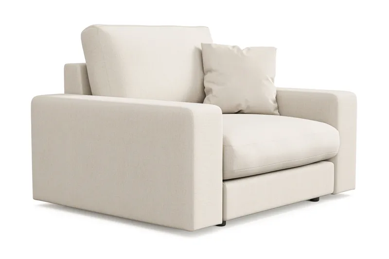 Arken Lyx Djup Fåtölj i Tyg - Ljusbeige - Möbler - Vardagsrum - Fåtöljer