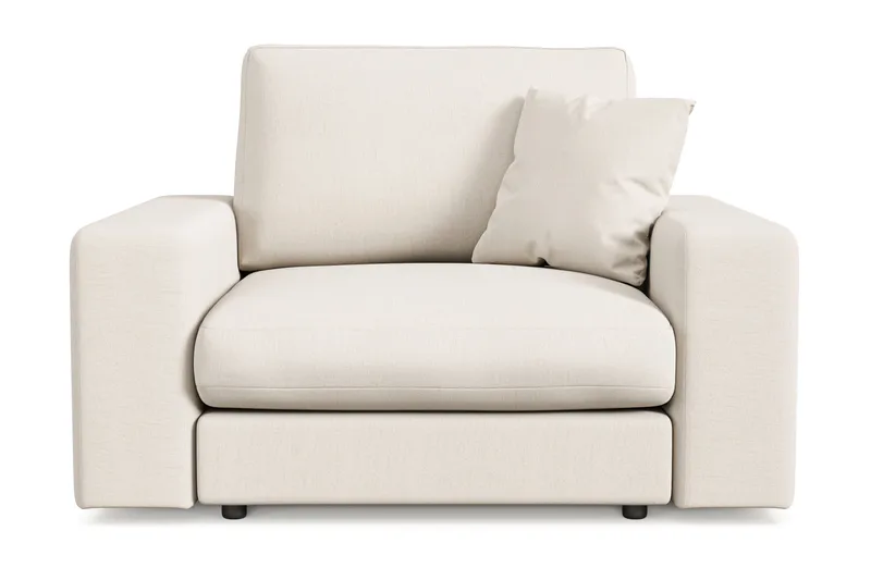 Arken Lyx Djup Fåtölj i Tyg - Ljusbeige - Möbler - Vardagsrum - Fåtöljer