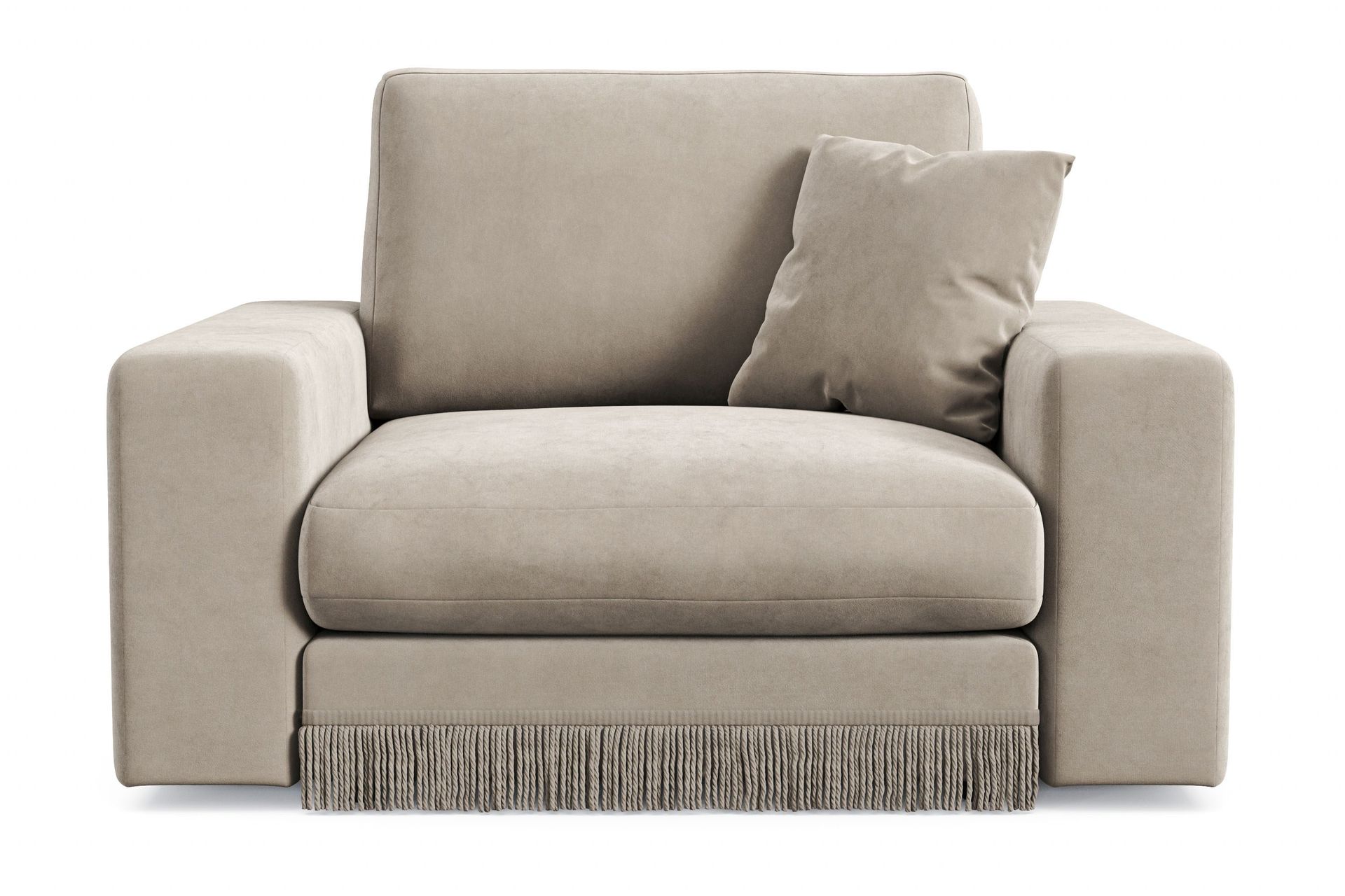 Arken Lyx Djup Sammetsf&aring;t&ouml;lj - Beige