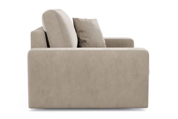 Arken Lyx Djup Sammetsfåtölj - Beige - Möbler - Vardagsrum - Fåtöljer