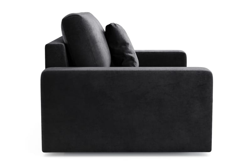 Arken Lyx Djup Sammetsfåtölj - Svart - Möbler - Vardagsrum - Fåtöljer