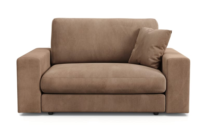 Arken Lyx Stor Djup Fåtölj i Manchester - Brun - Möbler - Vardagsrum - Fåtöljer