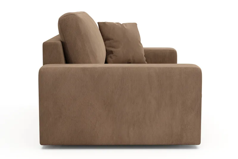 Arken Lyx Stor Djup Fåtölj i Manchester - Brun - Möbler - Vardagsrum - Fåtöljer