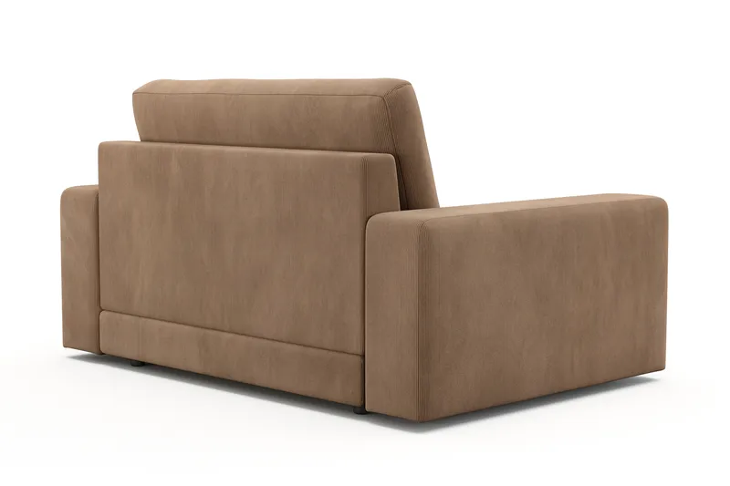 Arken Lyx Stor Djup Fåtölj i Manchester - Brun - Möbler - Vardagsrum - Fåtöljer