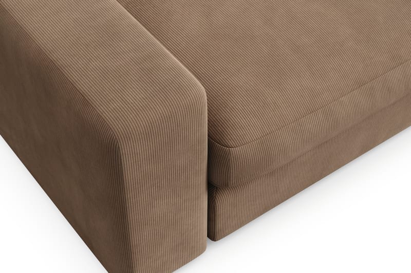 Arken Lyx Stor Djup Fåtölj i Manchester - Brun - Möbler - Vardagsrum - Fåtöljer