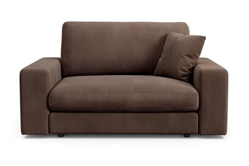 Arken Lyx Stor Djup Fåtölj i Manchester - Brun - Möbler - Vardagsrum - Fåtöljer