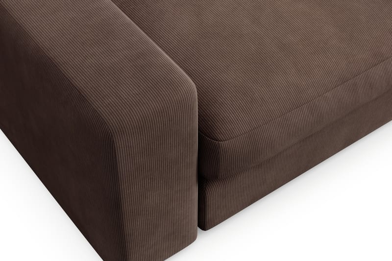 Arken Lyx Stor Djup Fåtölj i Manchester - Brun - Möbler - Vardagsrum - Fåtöljer