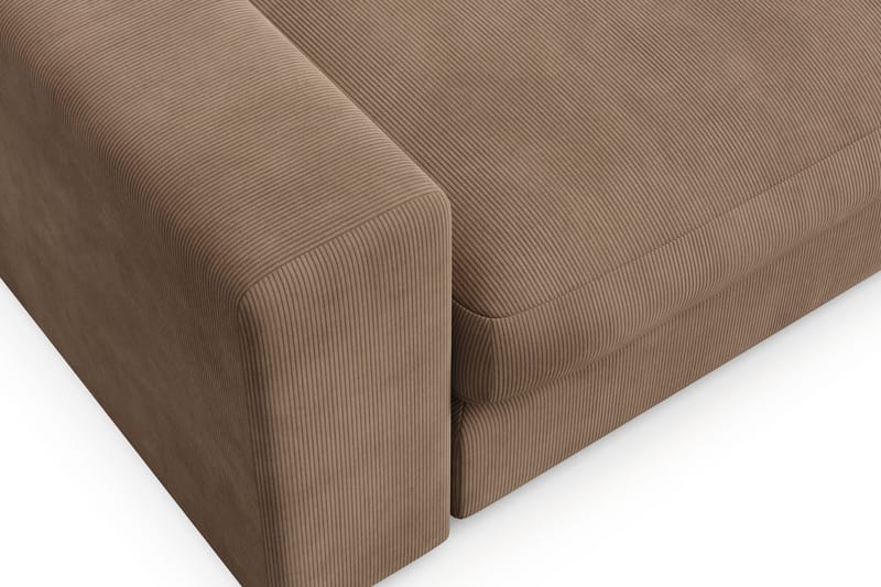 Arken Lyx Stor Djup Fåtölj i Manchester - Brun - Möbler - Vardagsrum - Fåtöljer