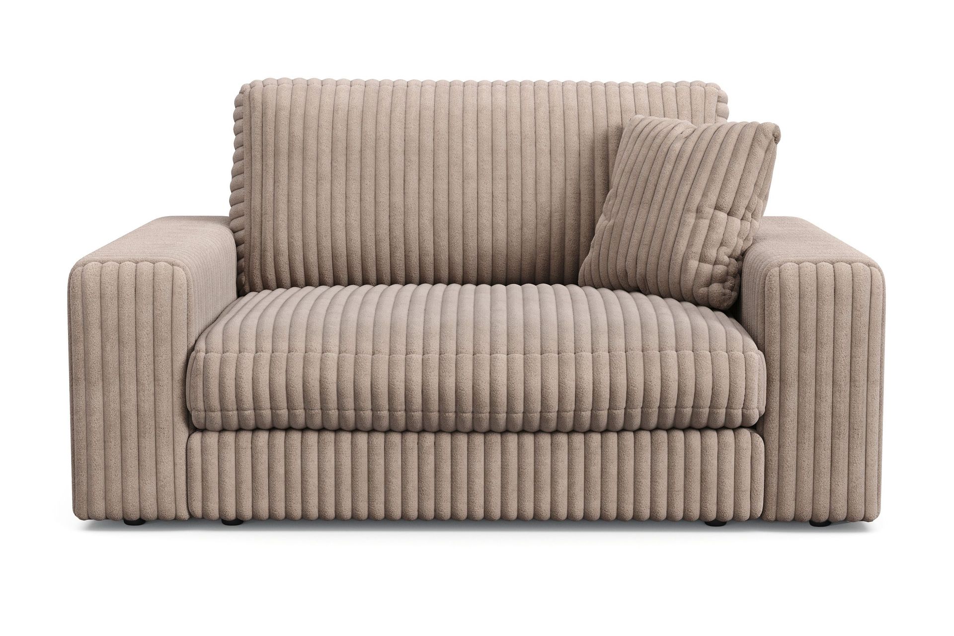 arken lyx stor djup fåtölj i manchester - greige