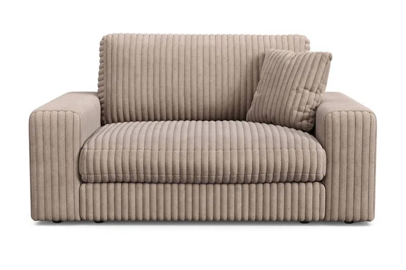 Arken Lyx Stor Djup Fåtölj i Manchester - Greige - Möbler - Vardagsrum - Fåtöljer