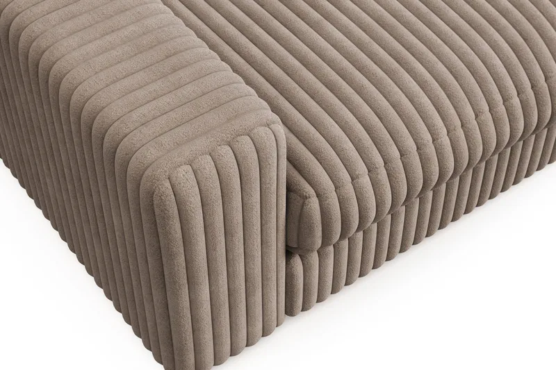 Arken Lyx Stor Djup Fåtölj i Manchester - Greige - Möbler - Vardagsrum - Fåtöljer