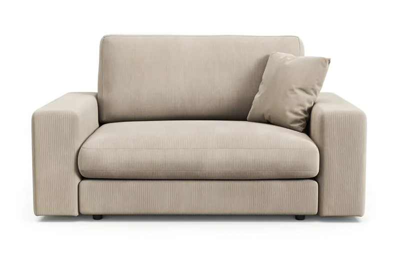 Arken Lyx Stor Djup Fåtölj i Manchester - Greige - Möbler - Vardagsrum - Fåtöljer