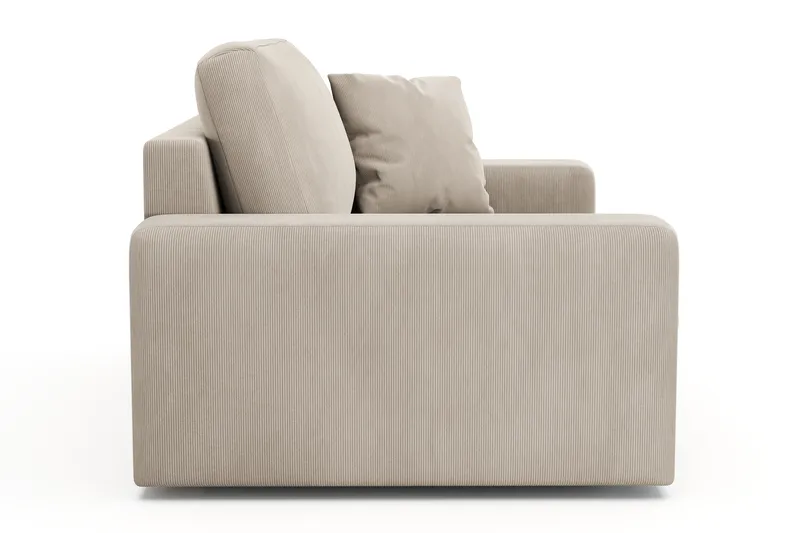 Arken Lyx Stor Djup Fåtölj i Manchester - Greige - Möbler - Vardagsrum - Fåtöljer