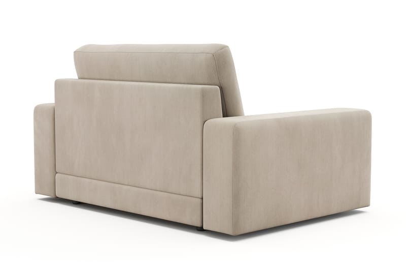 Arken Lyx Stor Djup Fåtölj i Manchester - Greige - Möbler - Vardagsrum - Fåtöljer