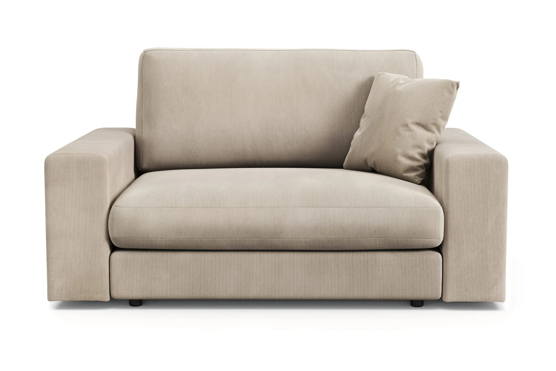 arken lyx stor djup fåtölj i manchester - greige