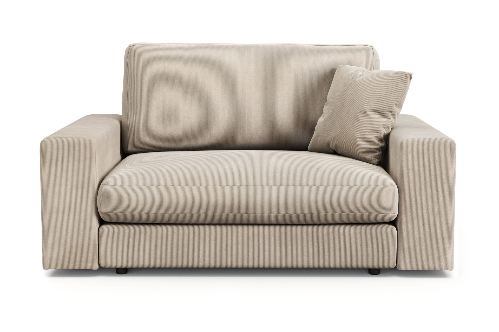 arken lyx stor djup fåtölj i manchester - greige