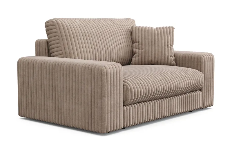 Arken Lyx Stor Djup Fåtölj i Manchester - Greige - Möbler - Vardagsrum - Fåtöljer