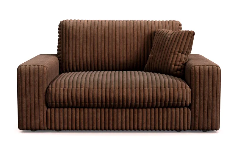 Arken Lyx Stor Djup Fåtölj i Manchester - Mörkbrun - Möbler - Vardagsrum - Fåtöljer