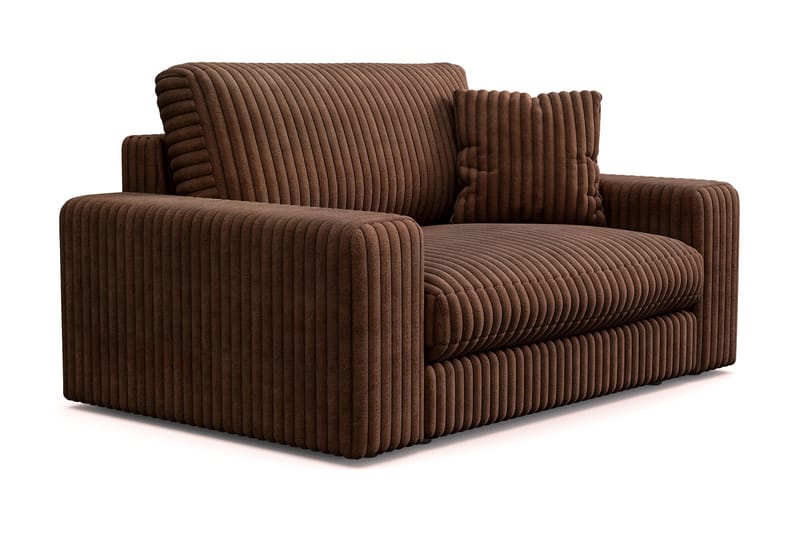 Arken Lyx Stor Djup Fåtölj i Manchester - Mörkbrun - Möbler - Vardagsrum - Fåtöljer