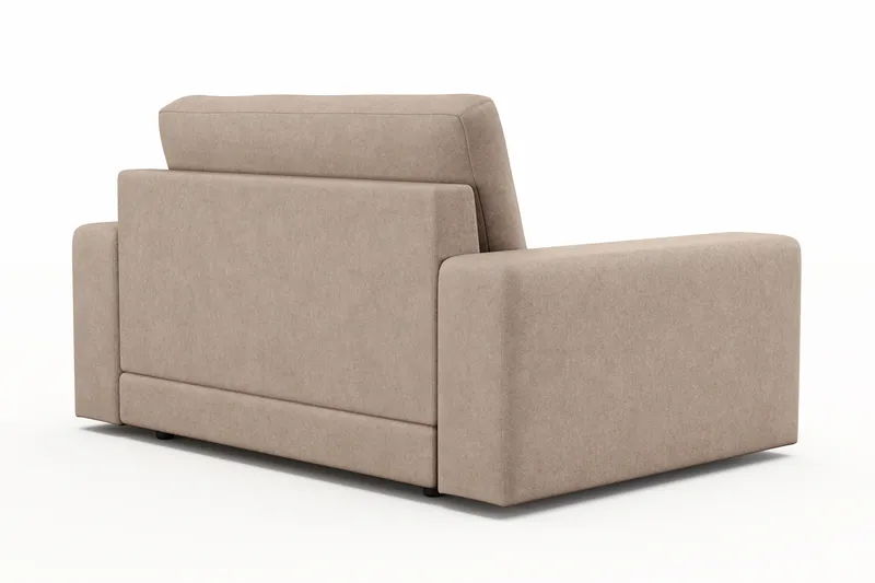 Arken Lyx Stor Djup Fåtölj i Tyg - Beige - Möbler - Vardagsrum - Fåtöljer