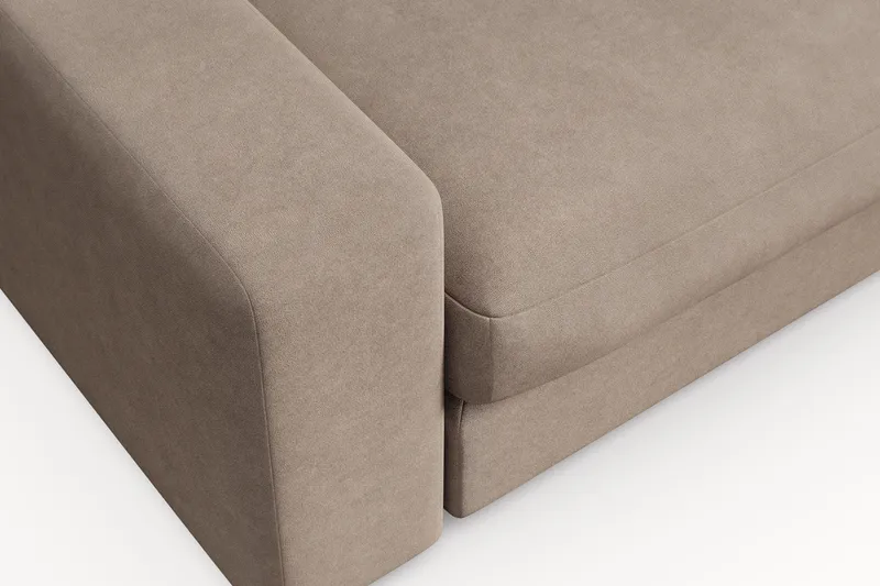 Arken Lyx Stor Djup Fåtölj i Tyg - Beige - Möbler - Vardagsrum - Fåtöljer