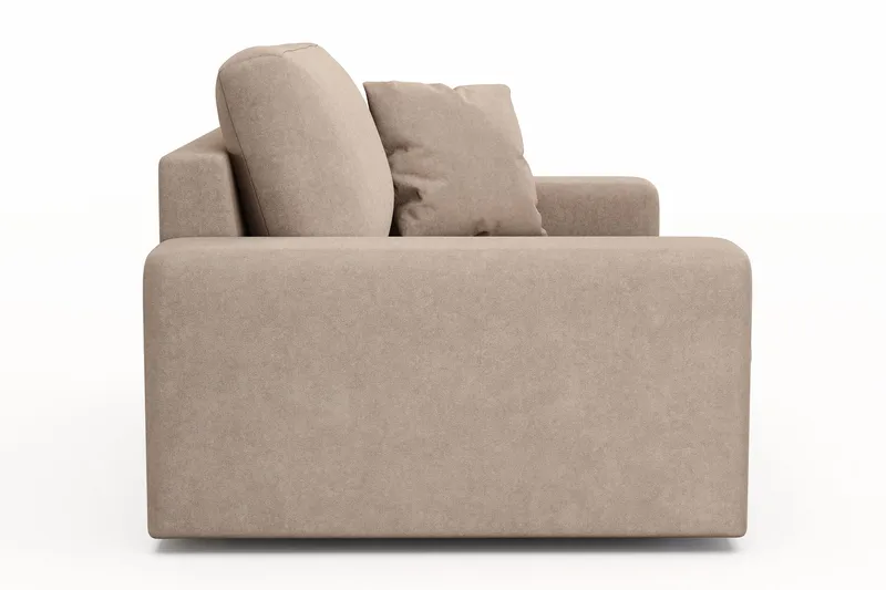 Arken Lyx Stor Djup Fåtölj i Tyg - Beige - Möbler - Vardagsrum - Fåtöljer