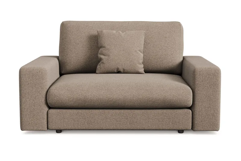 Arken Lyx Stor Djup Fåtölj i Tyg, Brun