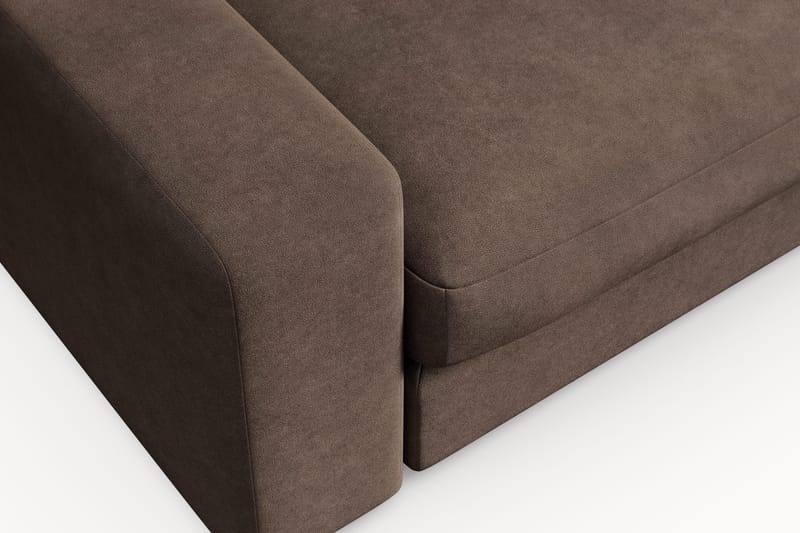 Arken Lyx Stor Djup Fåtölj i Tyg - Brun - Möbler - Vardagsrum - Fåtöljer