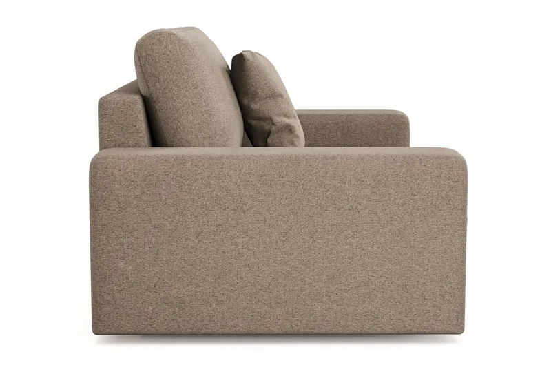 Arken Lyx Stor Djup Fåtölj i Tyg - Brun - Möbler - Vardagsrum - Fåtöljer