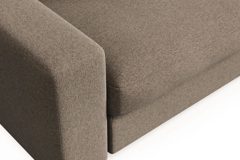 Arken Lyx Stor Djup Fåtölj i Tyg - Brun - Möbler - Vardagsrum - Fåtöljer