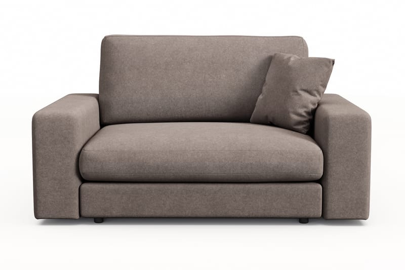 Arken Lyx Stor Djup Fåtölj i Tyg - Brun - Möbler - Vardagsrum - Fåtöljer