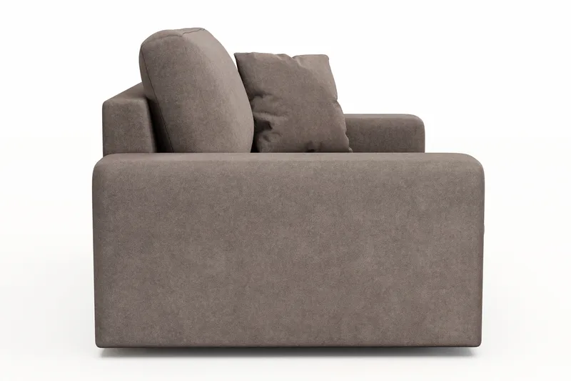 Arken Lyx Stor Djup Fåtölj i Tyg - Brun - Möbler - Vardagsrum - Fåtöljer