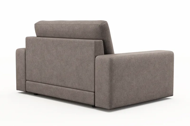 Arken Lyx Stor Djup Fåtölj i Tyg - Brun - Möbler - Vardagsrum - Fåtöljer